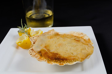 Image showing Scallop appetizer