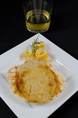 Image showing Scallop au gratin