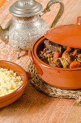 Image showing Moroccan lunch