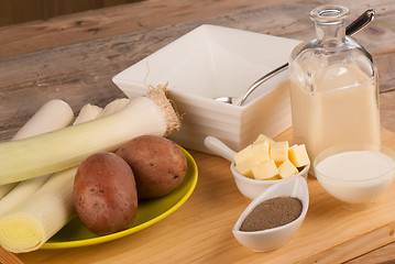 Image showing Leek soup