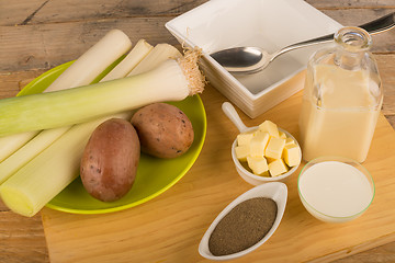 Image showing Leek soup