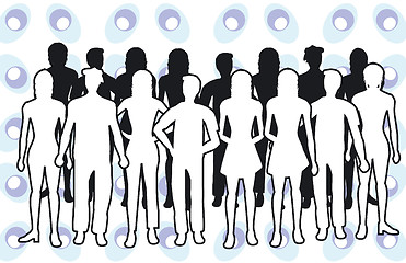 Image showing people silhouette