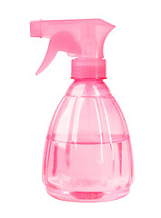 Image showing Plastic pink sprayer