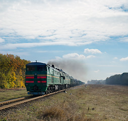 Image showing old locomotive