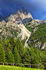 Image showing Peak in Dolomites Mountains