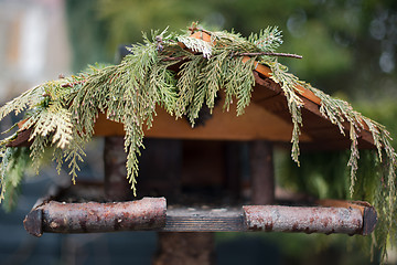 Image showing Birdhouse at home garden