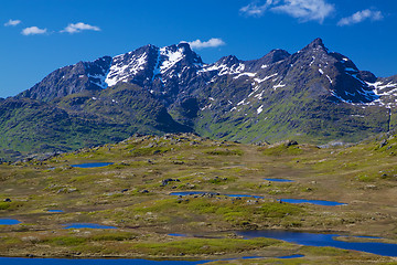 Image showing Scenic mountains in Norway