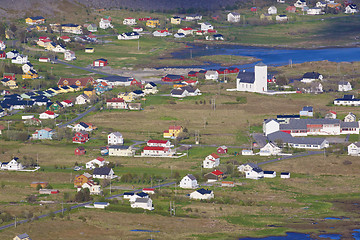 Image showing Norwegian town