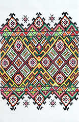 Image showing embroidered good by cross-stitch pattern