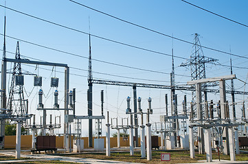 Image showing part of high-voltage substation