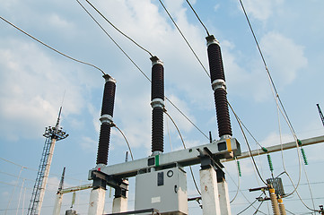 Image showing part of high-voltage substation