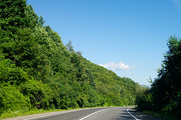 Image showing road in mountain