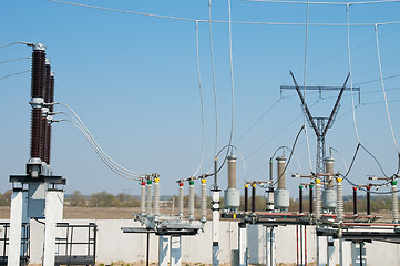 Image showing part of high-voltage substation