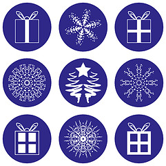 Image showing Christmas Icons Icons