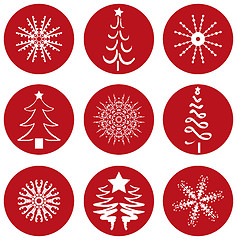 Image showing Christmas Icons Icons