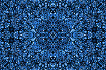 Image showing Abstract blue background