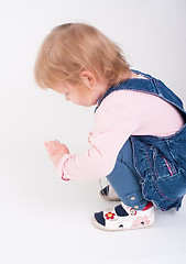 Image showing portrait of adorable young girl