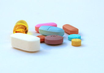 Image showing Drugs and vitamins
