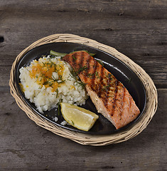 Image showing Grilled  Salmon Fillet