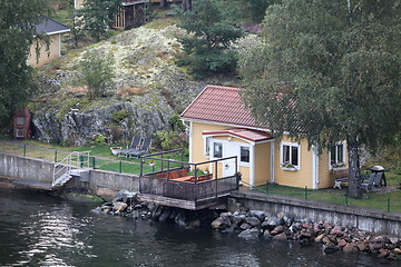 Image showing house on the shore