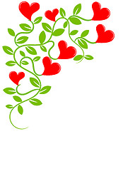 Image showing Plant with hearts