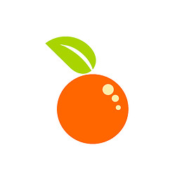 Image showing Orange vector