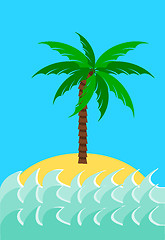 Image showing Desert island