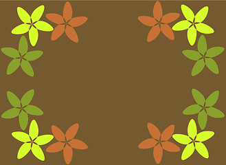 Image showing Flowers frame