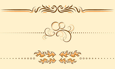 Image showing vector decoration element for text