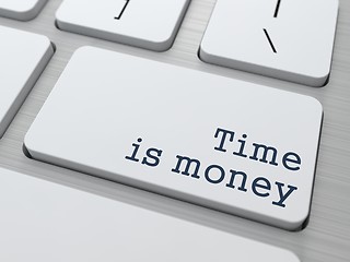 Image showing Time is Money Concept.