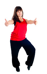 Image showing Pretty hip-hop dancer