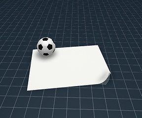 Image showing soccer plan