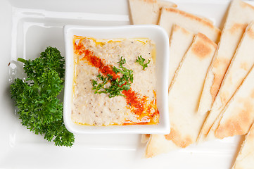 Image showing moutabal baba ghanoush eggplant dip