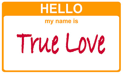 Image showing name true love