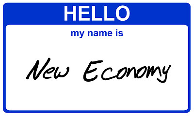 Image showing name new economy