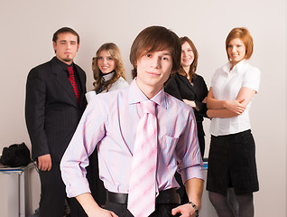 Image showing Young business team