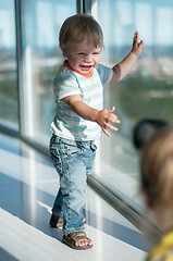 Image showing Happy baby boy