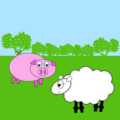 Image showing animal farm