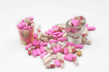 Image showing Lot of drugs (tablets)