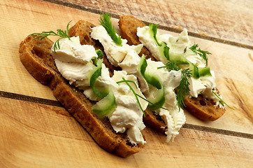 Image showing Cream Cheese Sandwiches