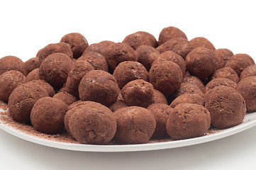 Image showing Chocolate truffles