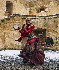 Image showing Cave-Woman Dancing