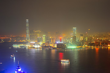 Image showing Kowloon at night