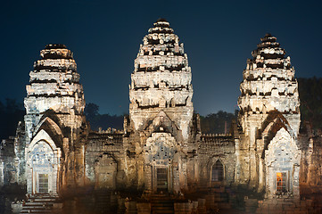 Image showing Prang Sam Yot temple