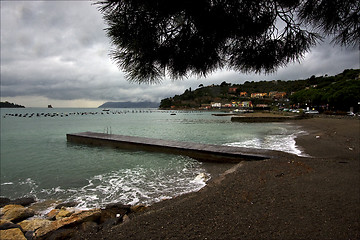 Image showing  autumn in porto venere 