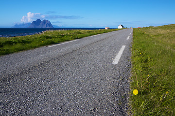 Image showing Scenic coastal road