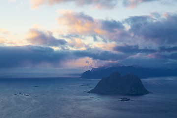 Image showing Clouds over Norway