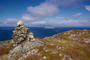 Image showing Norwegian coast scenery