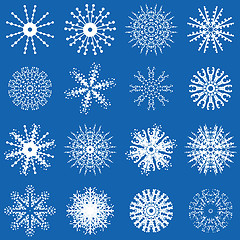 Image showing Winter snowflakes