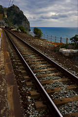 Image showing stairs the railway 